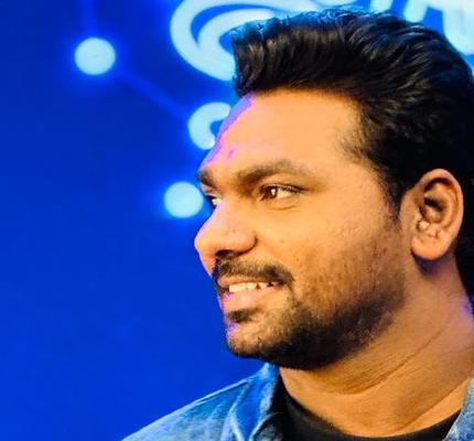 Photo of Zakir Khan at a show