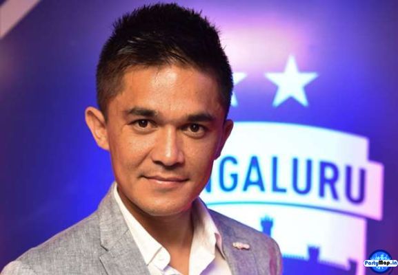 Photo of Sunil Chettri at an appearance
