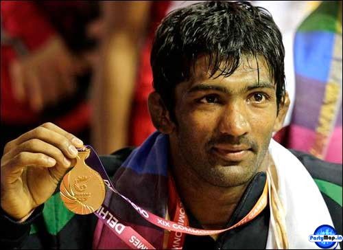 Photo of Yogeshwar Dutt at a show